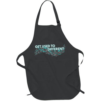 Get Used To Different X Chosen X Fish Against The Current Full-Length Apron With Pockets