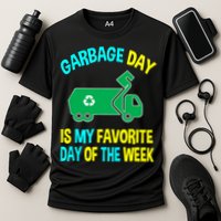 Garbage Uniform Trash Truck Kids Garbage Man Costume Cooling Performance Crew T-Shirt