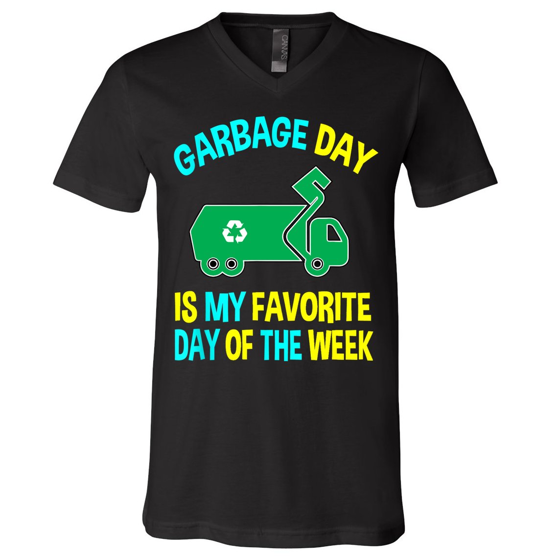Garbage Uniform Trash Truck Kids Garbage Man Costume V-Neck T-Shirt
