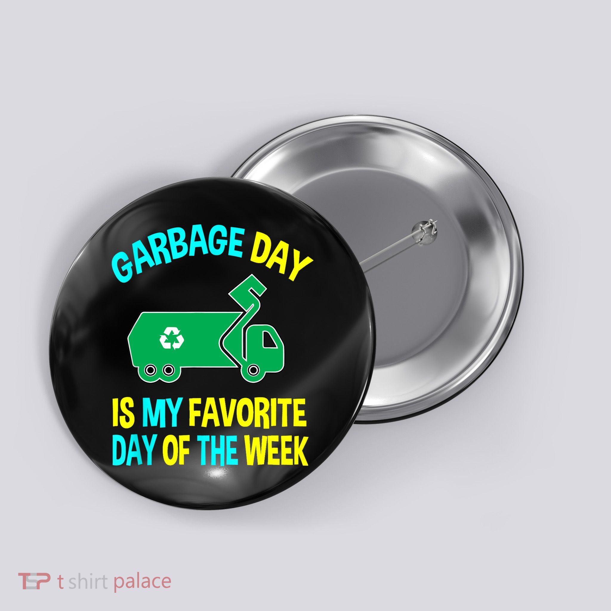 Garbage Uniform Trash Truck Kids Garbage Man Costume Button
