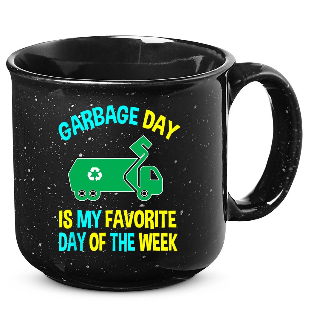 Garbage Uniform Trash Truck Kids Garbage Man Costume 15oz Campfire Ceramic Mug