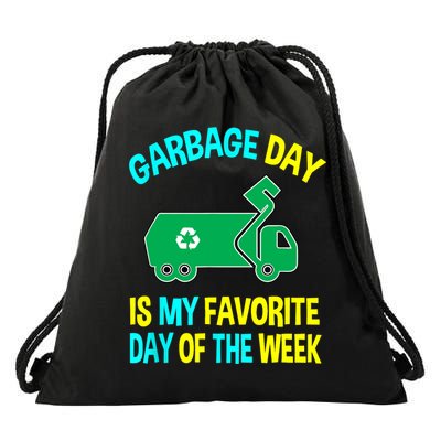 Garbage Uniform Trash Truck Kids Garbage Man Costume Drawstring Bag