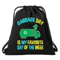 Garbage Uniform Trash Truck Kids Garbage Man Costume Drawstring Bag