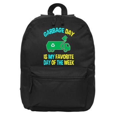 Garbage Uniform Trash Truck Kids Garbage Man Costume 16 in Basic Backpack