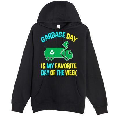Garbage Uniform Trash Truck Kids Garbage Man Costume Premium Pullover Hoodie