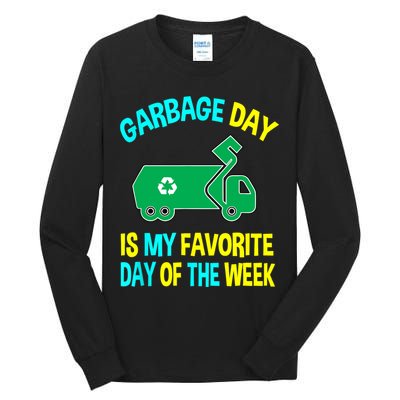 Garbage Uniform Trash Truck Kids Garbage Man Costume Tall Long Sleeve T-Shirt