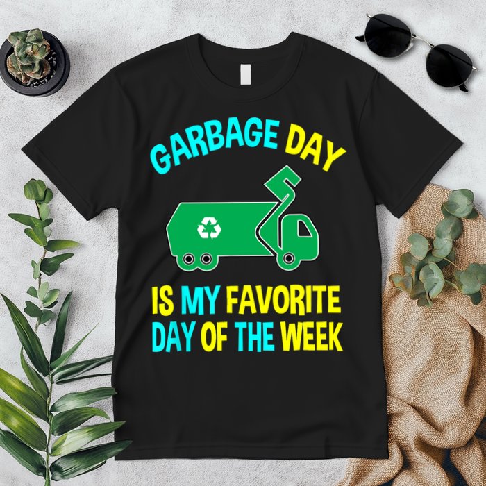 Garbage Uniform Trash Truck Kids Garbage Man Costume Premium T-Shirt