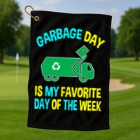 Garbage Uniform Trash Truck Kids Garbage Man Costume Golf Towel