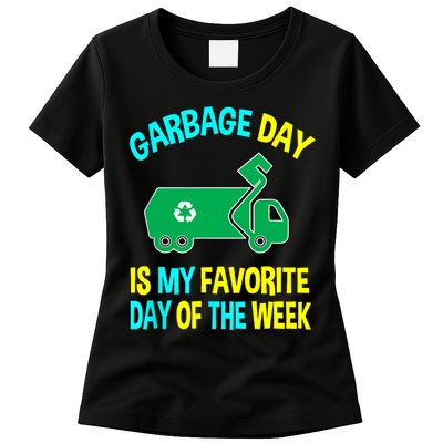 Garbage Uniform Trash Truck Kids Garbage Man Costume Womens T-Shirt