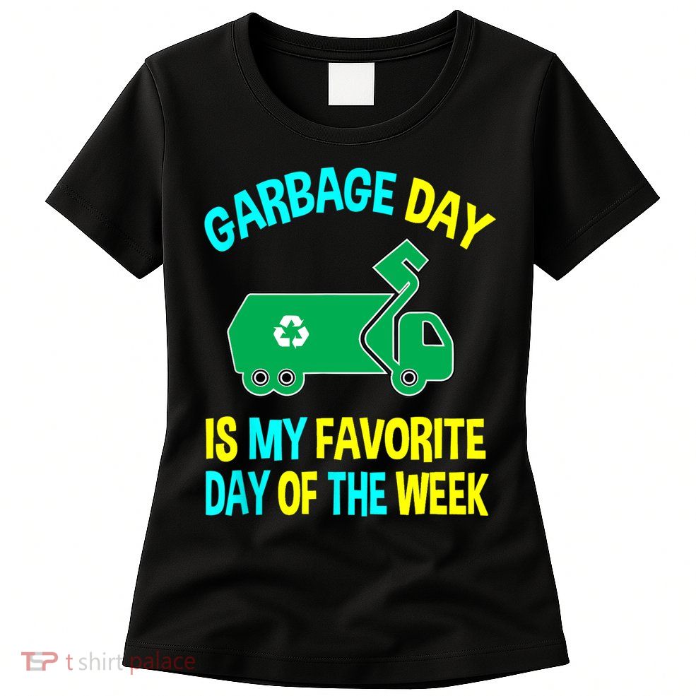 Garbage Uniform Trash Truck Kids Garbage Man Costume Womens T-Shirt