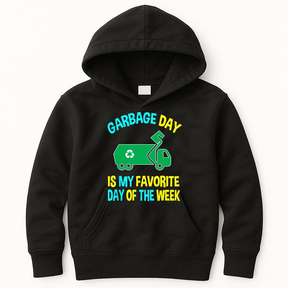 Garbage Uniform Trash Truck Kids Garbage Man Costume Kids Hoodie