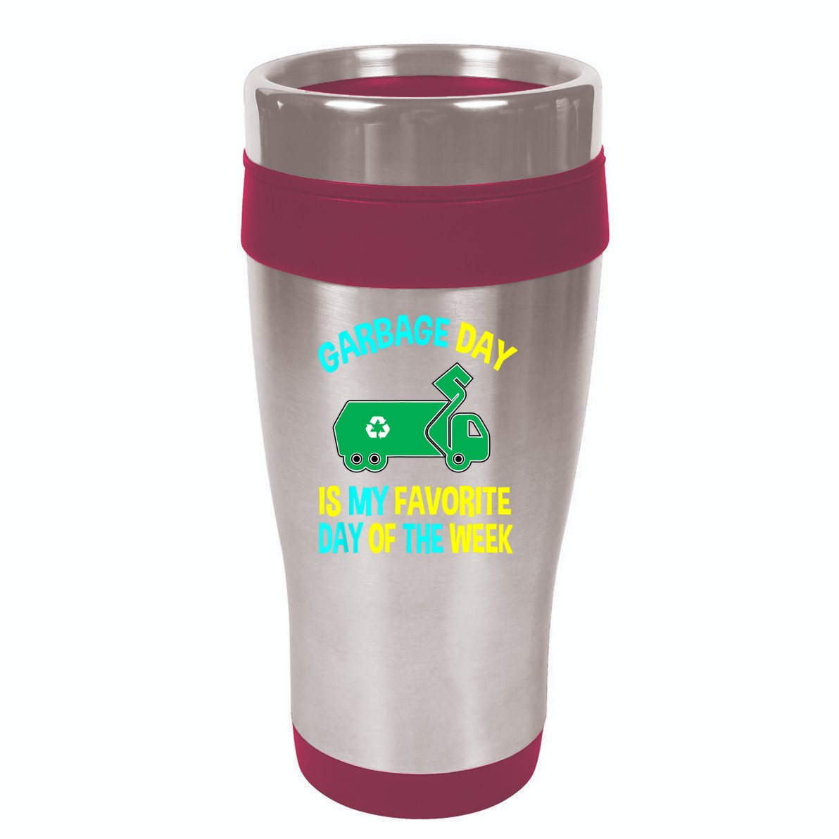 Garbage Uniform Trash Truck Kids Garbage Man Costume 16oz Travel Tumbler
