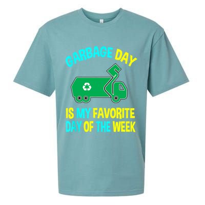Garbage Uniform Trash Truck Kids Garbage Man Costume Sueded Cloud Jersey T-Shirt
