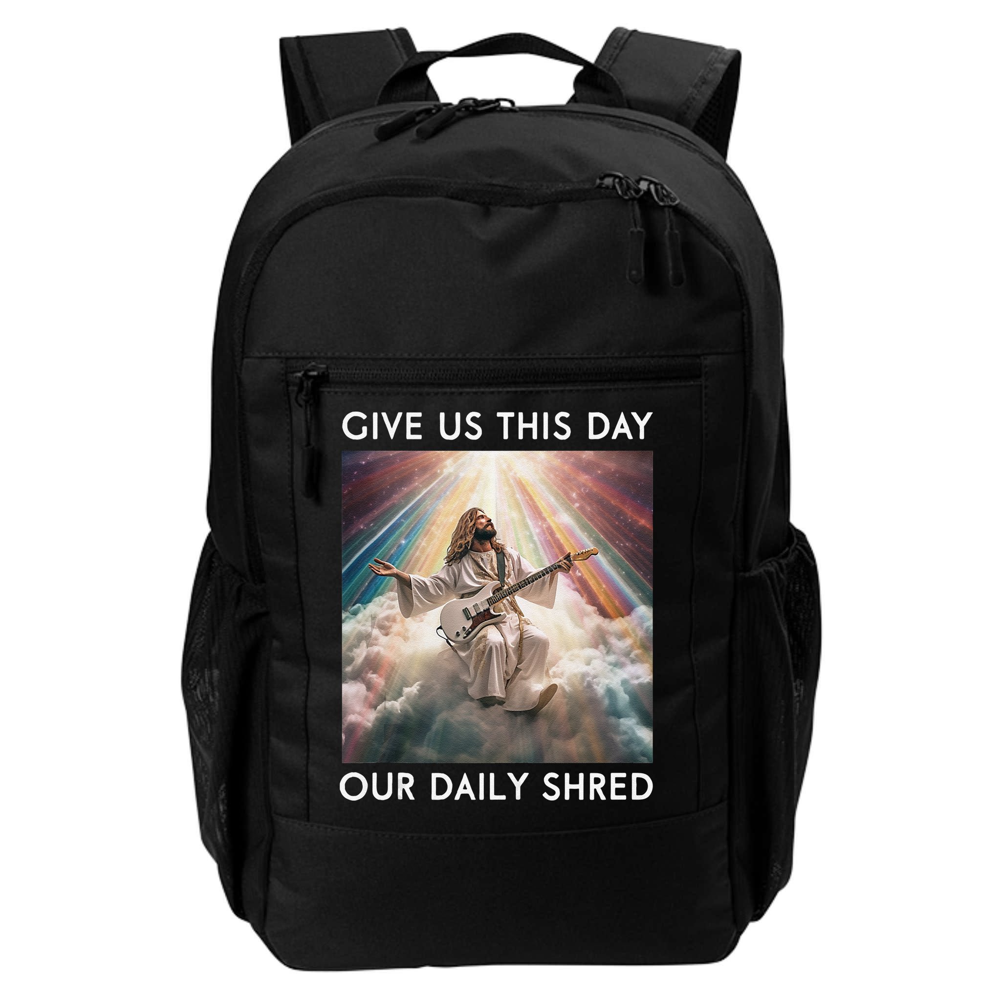 Give Us This Day Our Daily Shred Jesus Christian Backpack