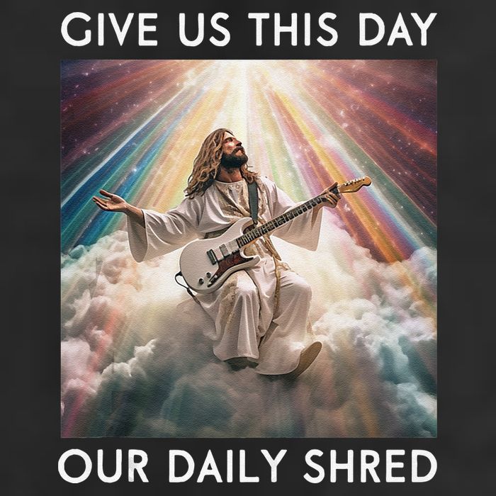 Give Us This Day Our Daily Shred Jesus Christian Beanie