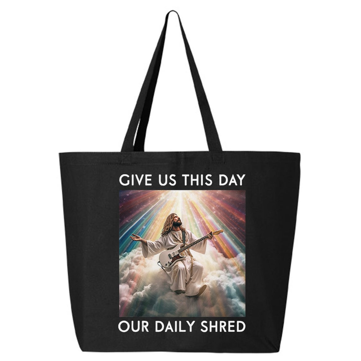 Give Us This Day Our Daily Shred Jesus Christian 25L Jumbo Tote