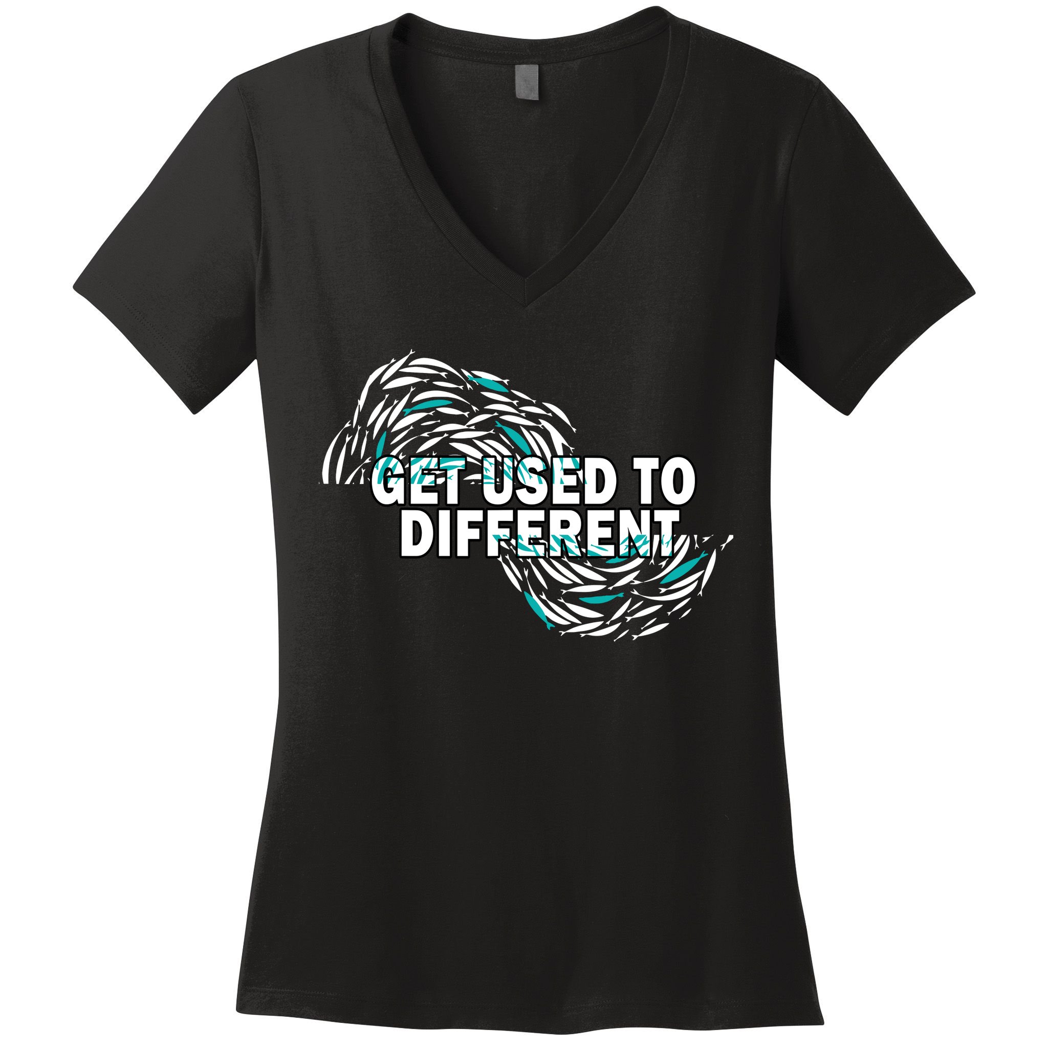 Get Used To Different Chosen Women's V-Neck T-Shirt