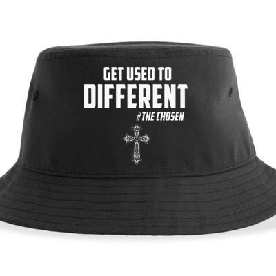 Get Used to Different The Chosen Christian Costume Faith Sustainable Bucket Hat