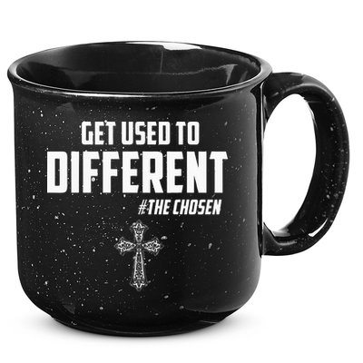 Get Used to Different The Chosen Christian Costume Faith 15oz Campfire Ceramic Mug