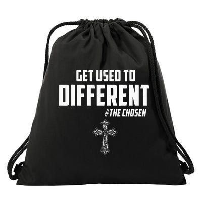 Get Used to Different The Chosen Christian Costume Faith Drawstring Bag