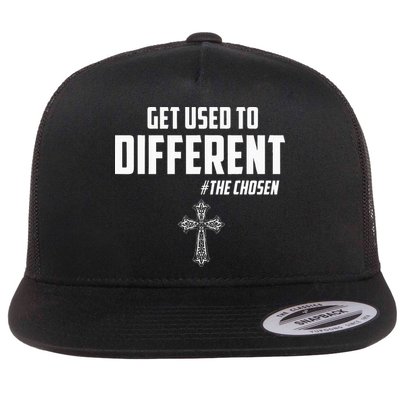 Get Used to Different The Chosen Christian Costume Faith Flatbill Hat