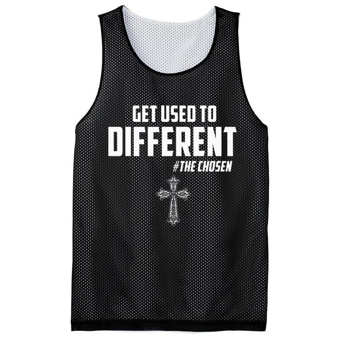 Get Used to Different The Chosen Christian Costume Faith Mesh Reversible Basketball Jersey Tank