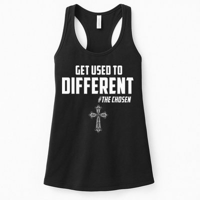Get Used to Different The Chosen Christian Costume Faith Womens Tank Top
