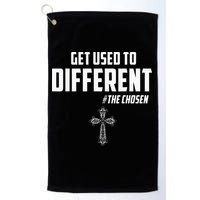 Get Used to Different The Chosen Christian Costume Faith Golf Towel