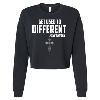 Get Used to Different The Chosen Christian Costume Faith Cropped Pullover Crew