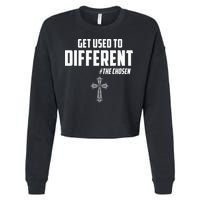 Get Used to Different The Chosen Christian Costume Faith Cropped Pullover Crew
