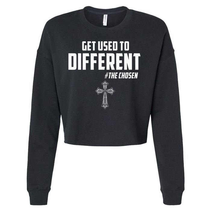 Get Used to Different The Chosen Christian Costume Faith Cropped Pullover Crew