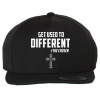 Get Used to Different The Chosen Christian Costume Faith Wool Snapback Cap