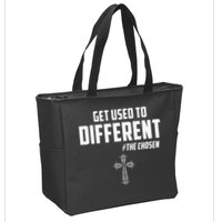 Get Used to Different The Chosen Christian Costume Faith Zip Tote Bag