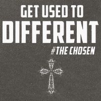 Get Used to Different The Chosen Christian Costume Faith Cotton Canvas Backpack