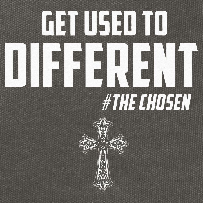 Get Used to Different The Chosen Christian Costume Faith Cotton Canvas Backpack