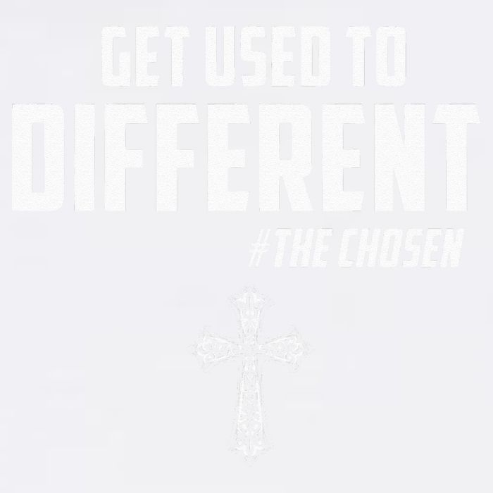 Get Used to Different The Chosen Christian Costume Faith Garment-Dyed Sweatshirt