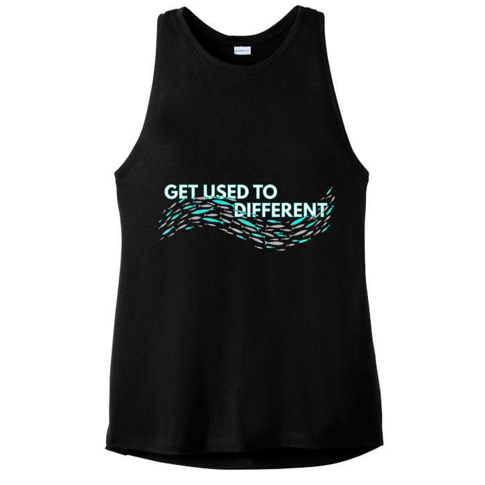 Get Used To Different X Chosen X Fish Against The Current Ladies PosiCharge Tri-Blend Wicking Tank
