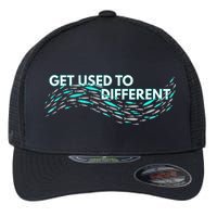 Get Used To Different X Chosen X Fish Against The Current Flexfit Unipanel Trucker Cap