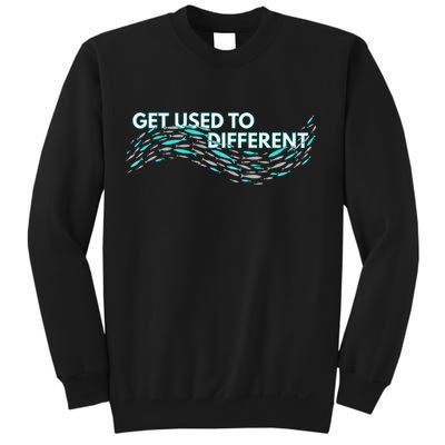Get Used To Different X Chosen X Fish Against The Current Sweatshirt