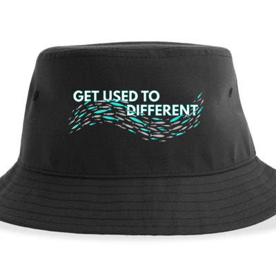 Get Used To Different X Chosen X Fish Against The Current Sustainable Bucket Hat