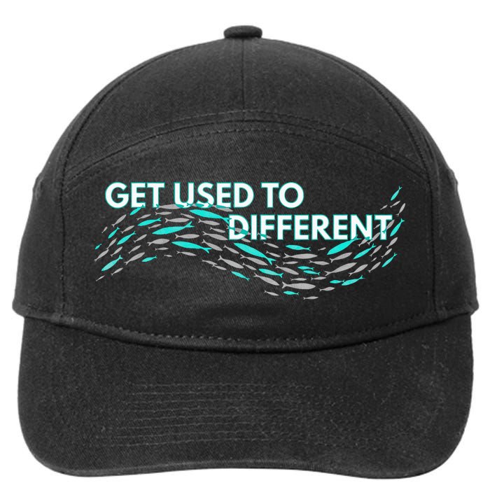 Get Used To Different X Chosen X Fish Against The Current 7-Panel Snapback Hat