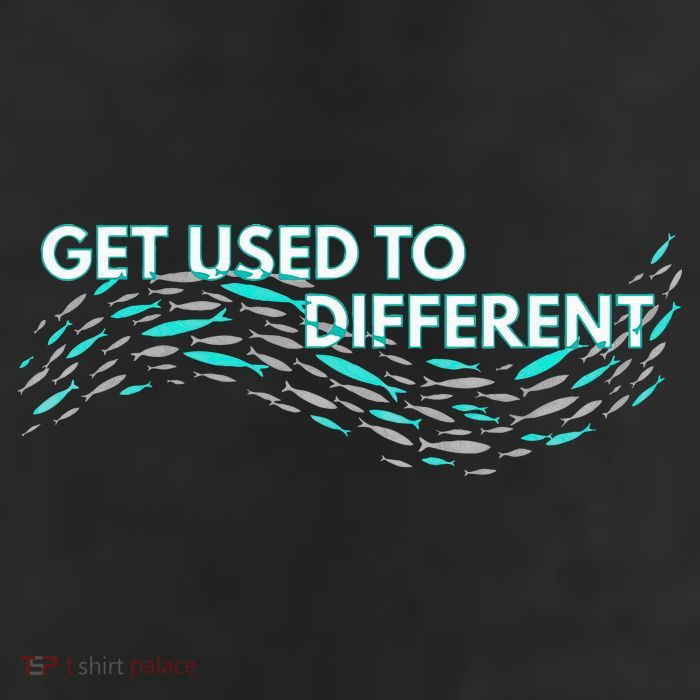 Get Used To Different X Chosen X Fish Against The Current 11oz C Handle Ceramic Mug