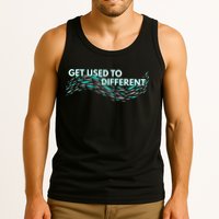 Get Used To Different X Chosen X Fish Against The Current Tank Top