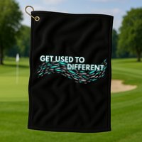 Get Used To Different X Chosen X Fish Against The Current Golf Towel