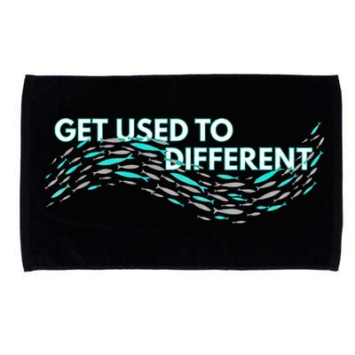 Get Used To Different X Chosen X Fish Against The Current Microfiber Hand Towel