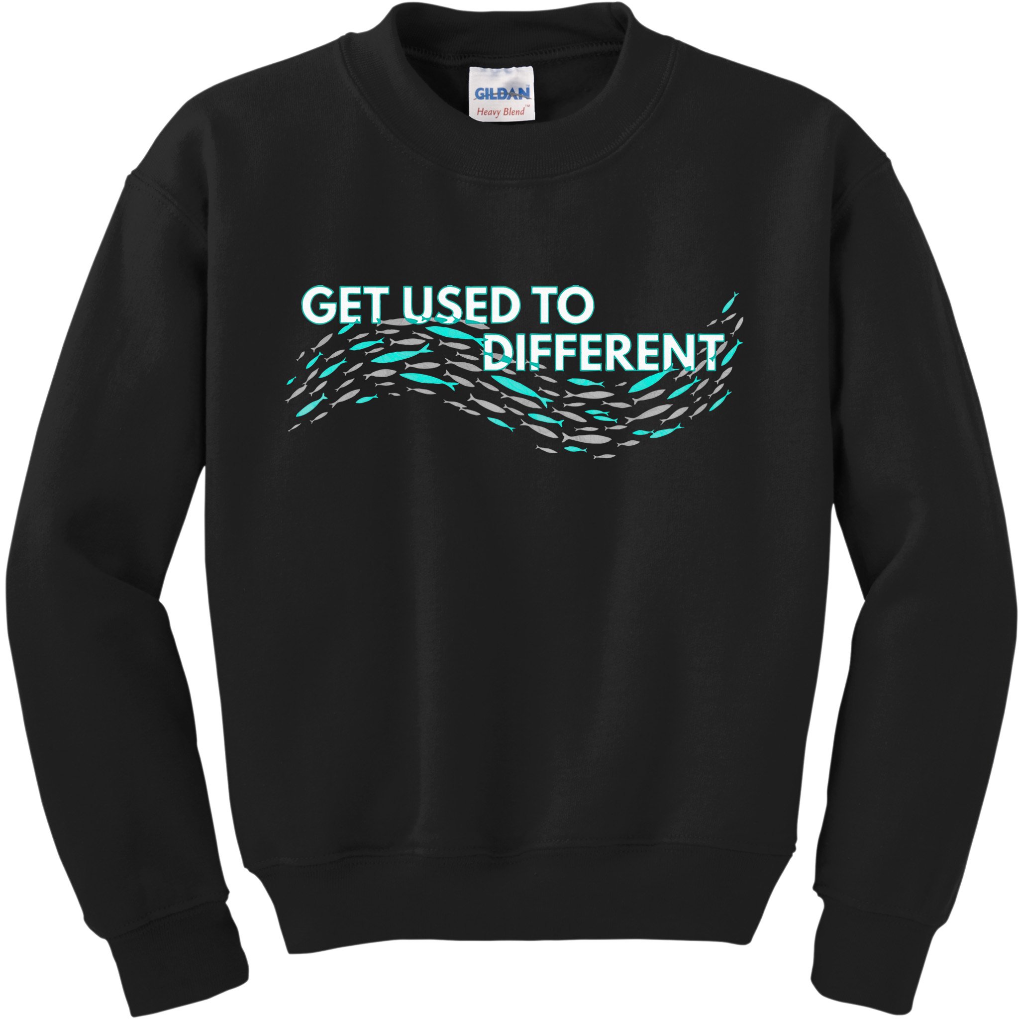 Get Used To Different X Chosen X Fish Against The Current Kids Sweatshirt