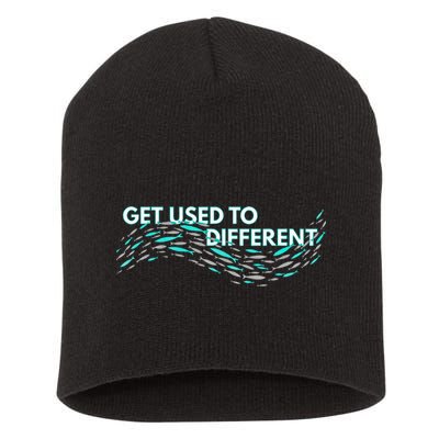 Get Used To Different X Chosen X Fish Against The Current Short Acrylic Beanie