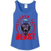 Gorilla Unleash The Beast Gym Mode Fitness Motivation Quote Gift Ladies Essential Tank