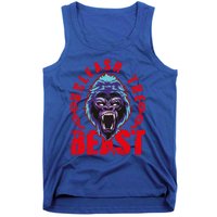 Gorilla Unleash The Beast Gym Mode Fitness Motivation Quote Gift Tank Top