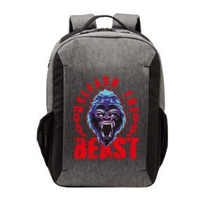 Gorilla Unleash The Beast Gym Mode Fitness Motivation Quote Gift Vector Backpack